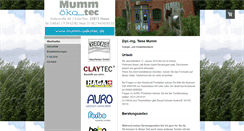 Desktop Screenshot of mumm-oekotec.de